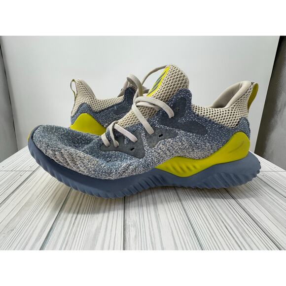 Adidas Men\'s AlphaBounce Beyond Running Shoes Size 10.5 Yellow‎ Blue Sneakers main image 8